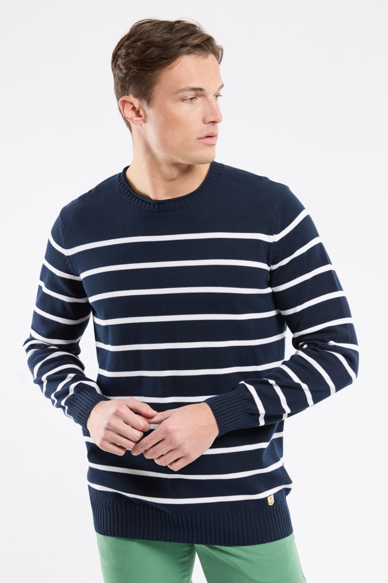 armor-lux-pull-ray-h-ritage-homme-100-coton-col-rond image 6