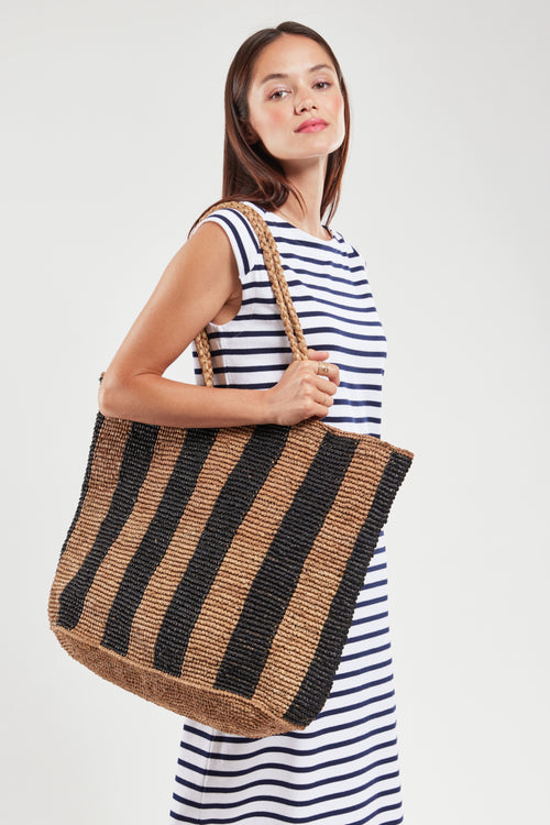 armor-lux-grand-tote-bag-ray-raphia-40-x-55-cm image 2