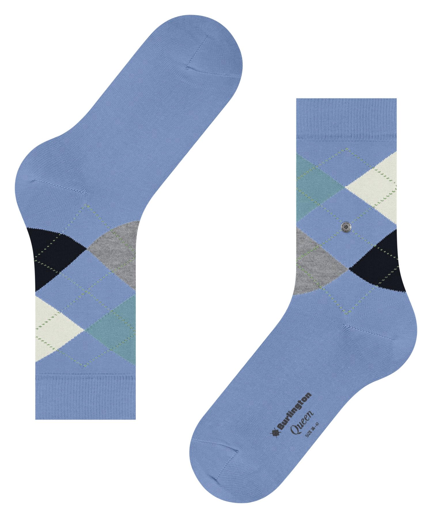 burlington-queen-chaussettes-femme-bleu-bleue-6543-36-41 image 5