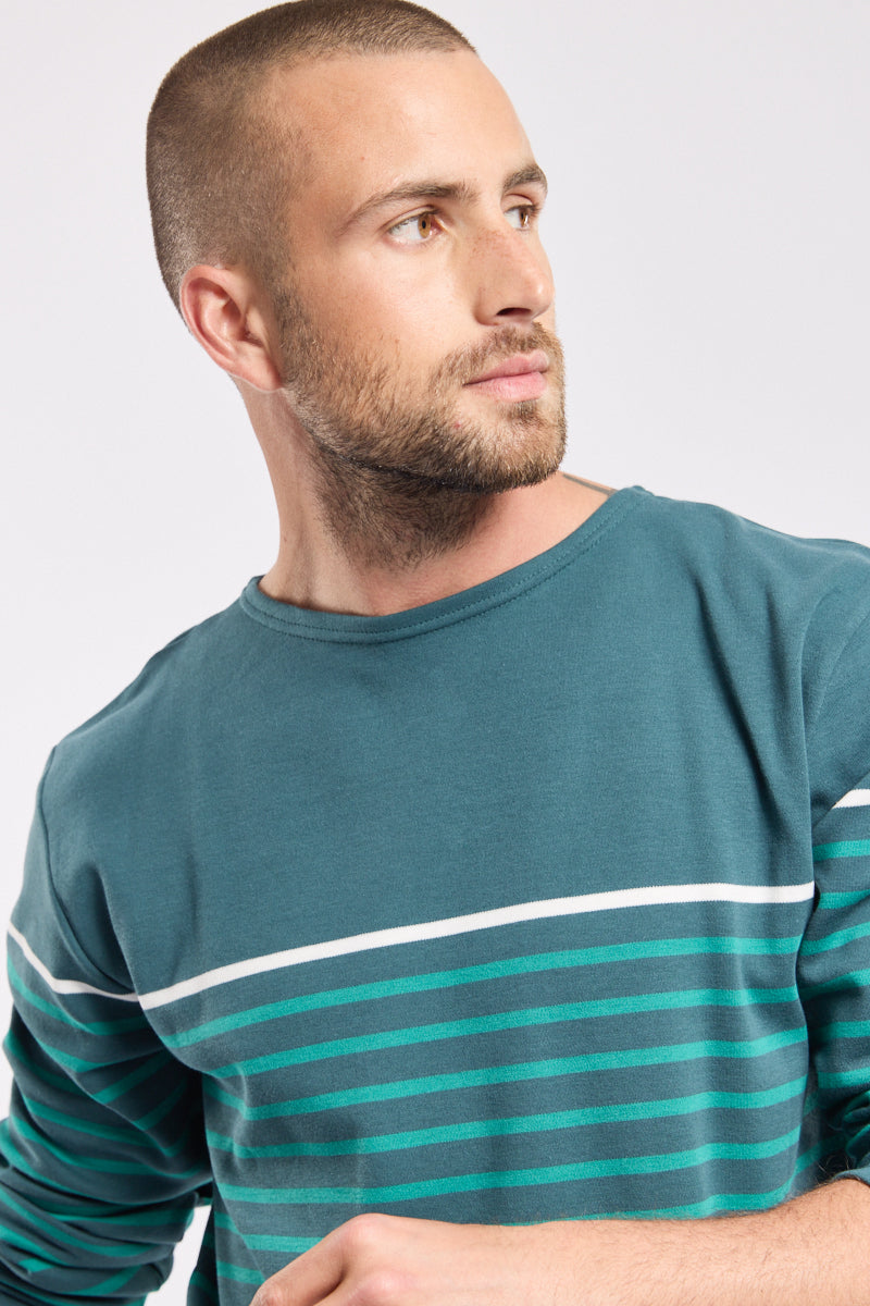 armor-lux-marini-re-manches-longues-homme-coton-interlock-rayures-plac-es image 4