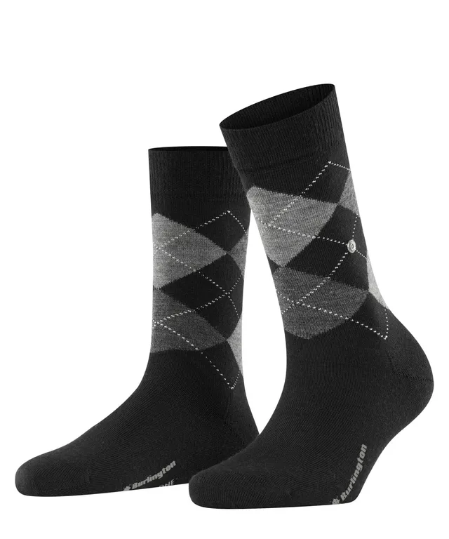burlington-marylebone-femme-chaussettes-laine-fantaisie-noir-36-41 image 1