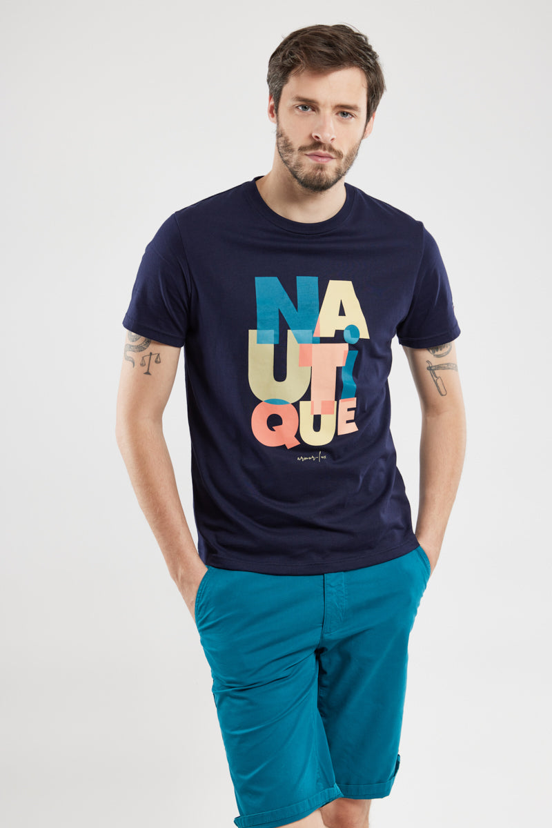 armor-lux-t-shirt-nautique-homme-coton-l-ger-manches-courtes image 4