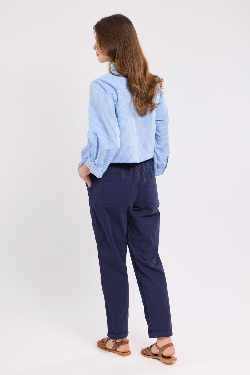 armor-lux-chino-femme-taille-lastique-coton-stretch image 3