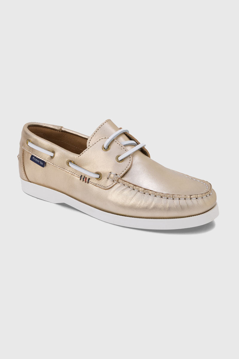 armor-lux-fr-hel-chaussures-bateau-femme-cuir-dor image 1