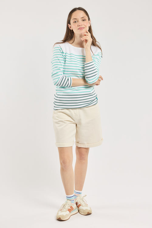 armor-lux-marini-re-femme-bicolore-coton-pais image 4