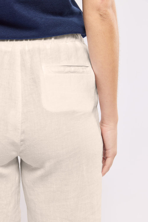 armor-lux-pantalon-femme-coupe-droite-lin-taille-lastiqu-e image 5
