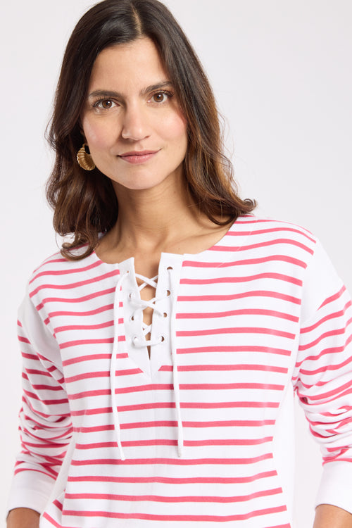 armor-lux-marini-re-femme-col-la-age-coton-pais image 3