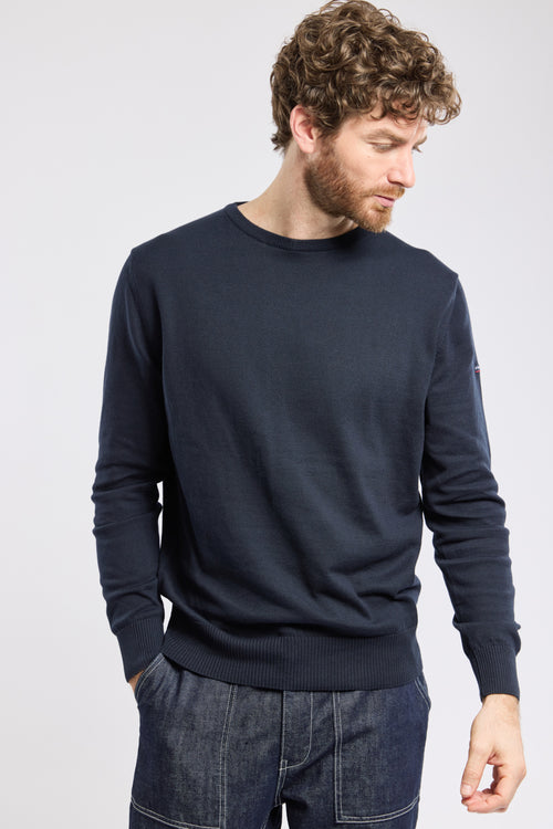 armor-lux-pull-carantec-homme-col-rond-100-coton image 2