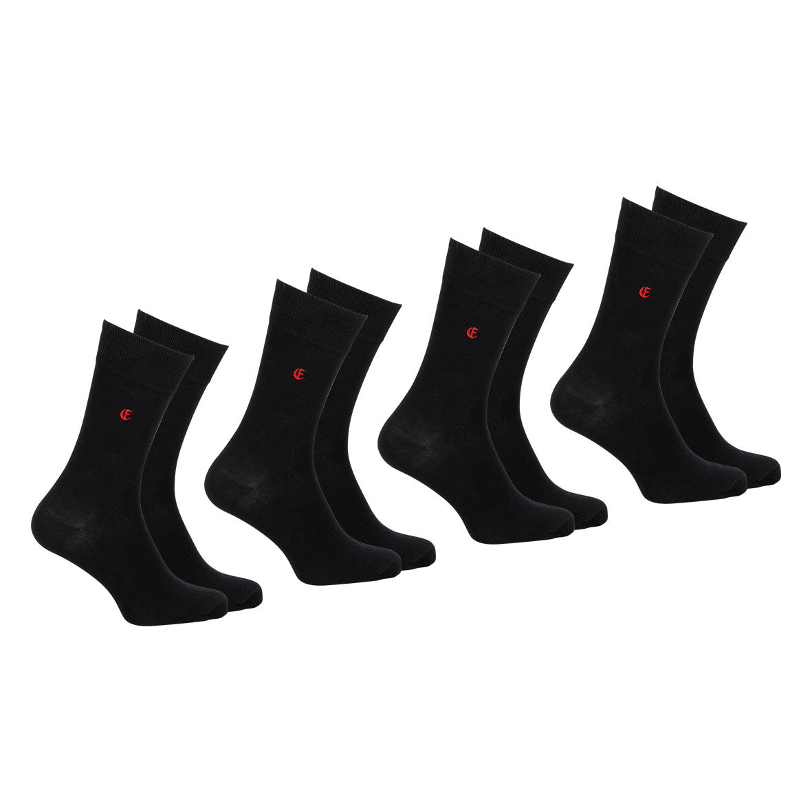eminence-signature-lot-de-4-paires-de-chaussettes-mi-hautes-coton-peign image 1