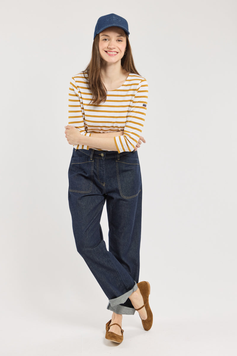 armor-lux-marini-re-femme-manches-3-4-coton-lourd-3 image 3