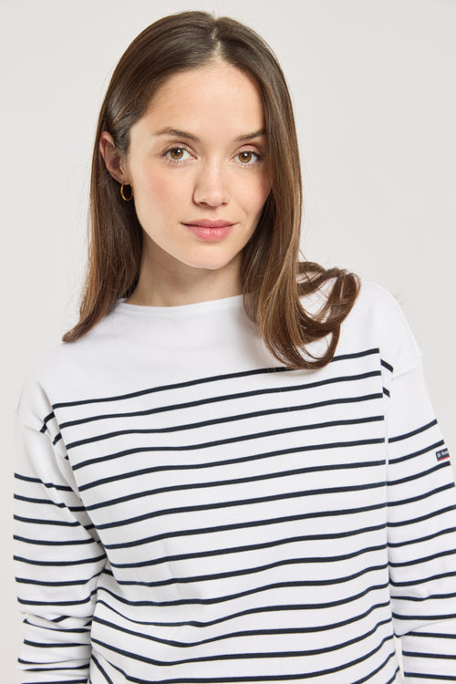 armor-lux-marini-re-femme-manches-longues-coton-pais image 3