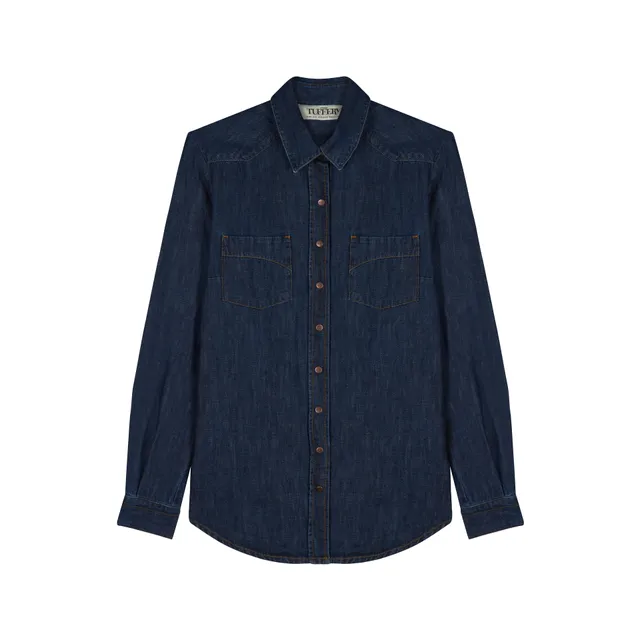 atelier-tuffery-chemise-femme-jean-brut-western-c-vennes image 1