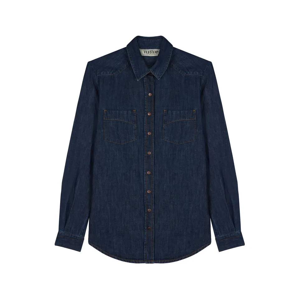 atelier-tuffery-chemise-femme-jean-brut-western-c-vennes image 1