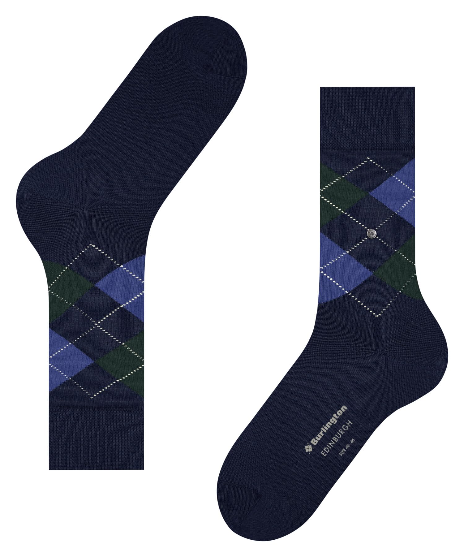 burlington-edinburgh-chaussettes-homme-laine-fantaisie-bleu-royal-6879-40-46 image 5