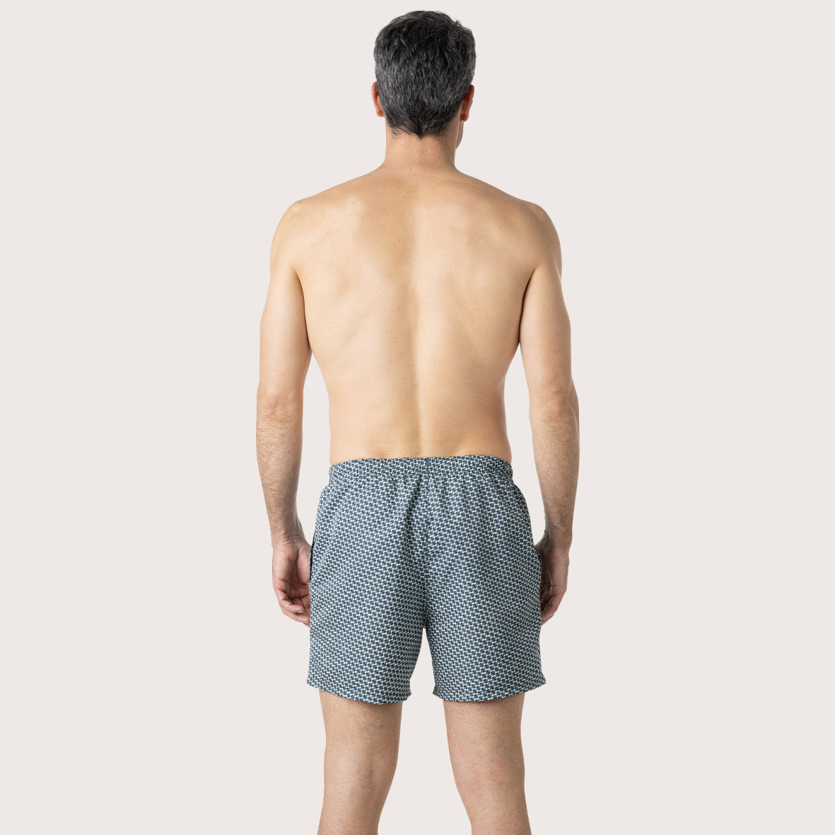 eminence-bermuda-de-bain-homme-smileyworld-bleu-tennis image 2