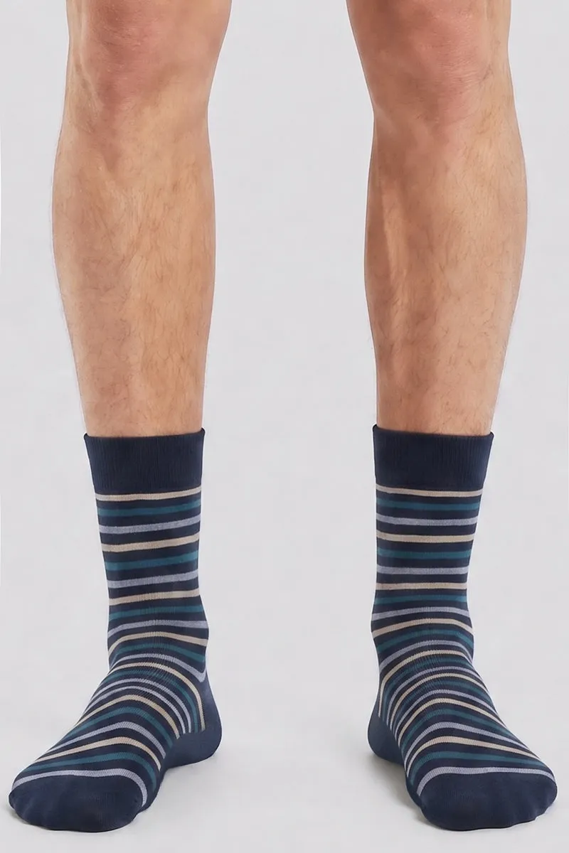 armor-lux-x-maison-broussaud-chaussettes-homme-rayures-tricolores image 1