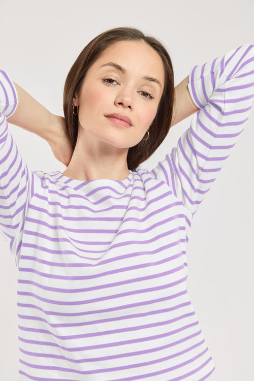 armor-lux-lesconil-marini-re-femme-coton-pais-260g-m-3 image 3