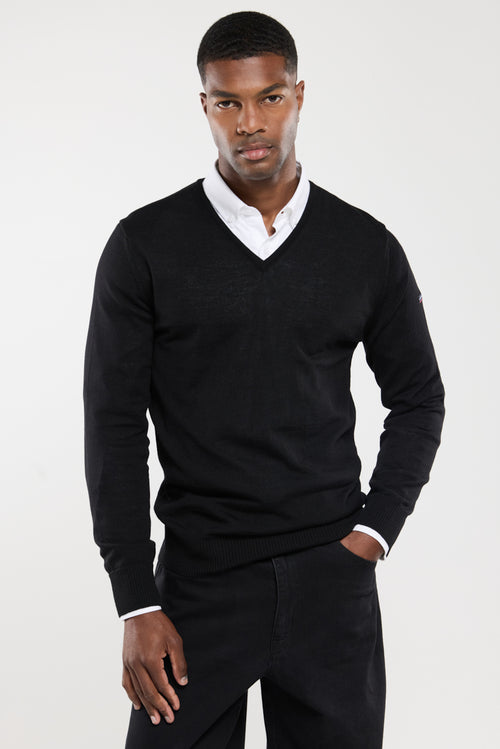 armor-lux-noyal-pull-col-v-homme-100-laine-m-rinos image 2