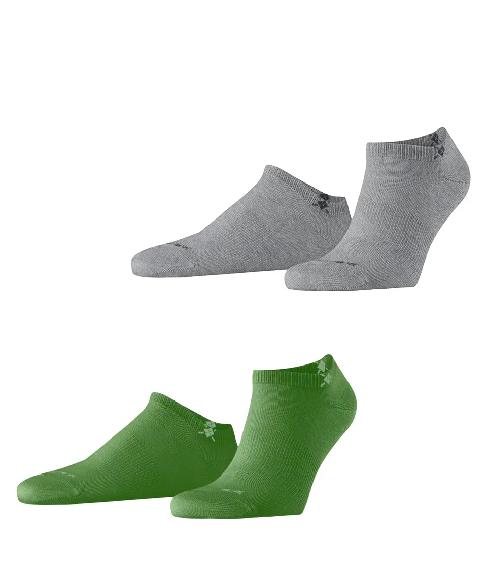 burlington-everyday-sneaker-multipack-chaussettes-basses-homme-coton-unies-vert- image 1