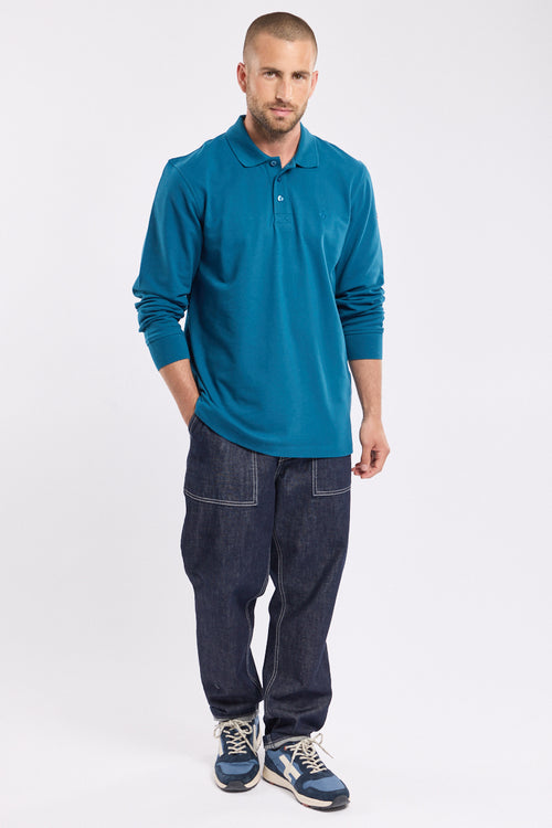 armor-lux-h-ritage-polo-manches-longues-piqu-coton-2 image 3