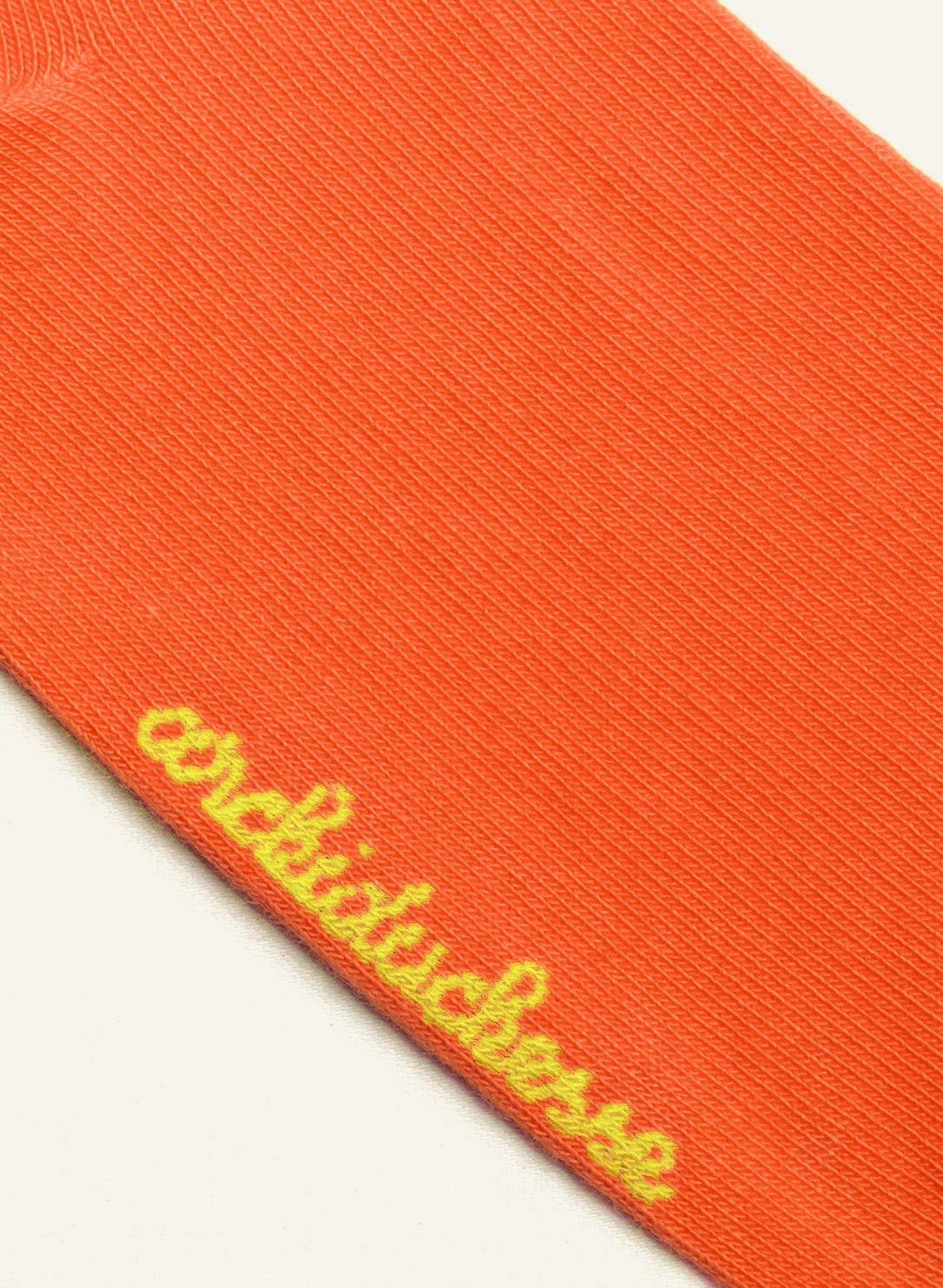 archiduchesse-chaussettes-courtes-orange-citrouille-coton image 4
