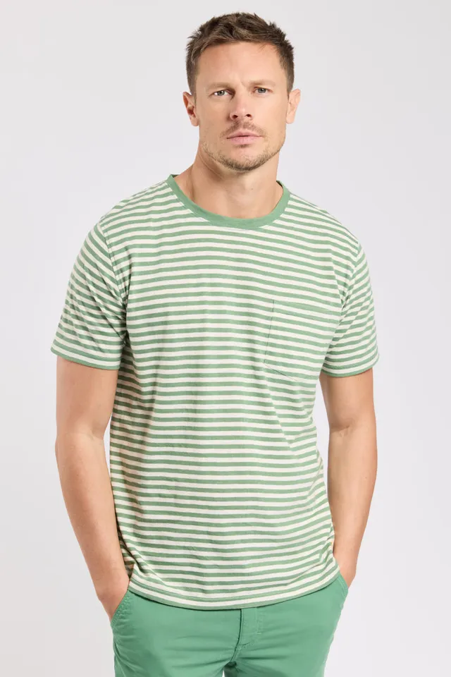 armor-lux-t-shirt-ray-homme-coton-et-lin-poche-poitrine-2 image 1