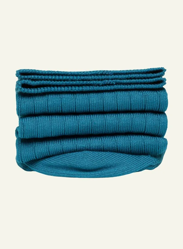 archiduchesse-chaussettes-de-luxe-fil-d-cosse-bleu-p-trole-mi-hautes image 1