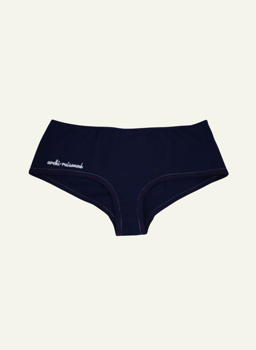 archiduchesse-le-shorty-raisonn-shorty-bleu-en-coton-biologique image 1