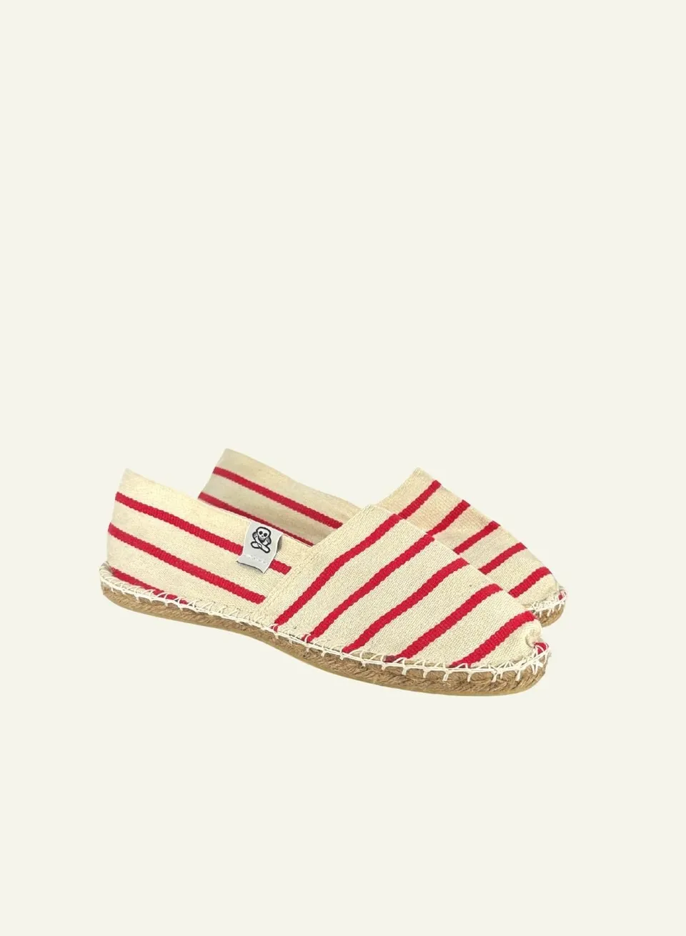 archiduchesse-b-nodet-rouge-espadrilles-rouge-cardinal-toile-coton image 1