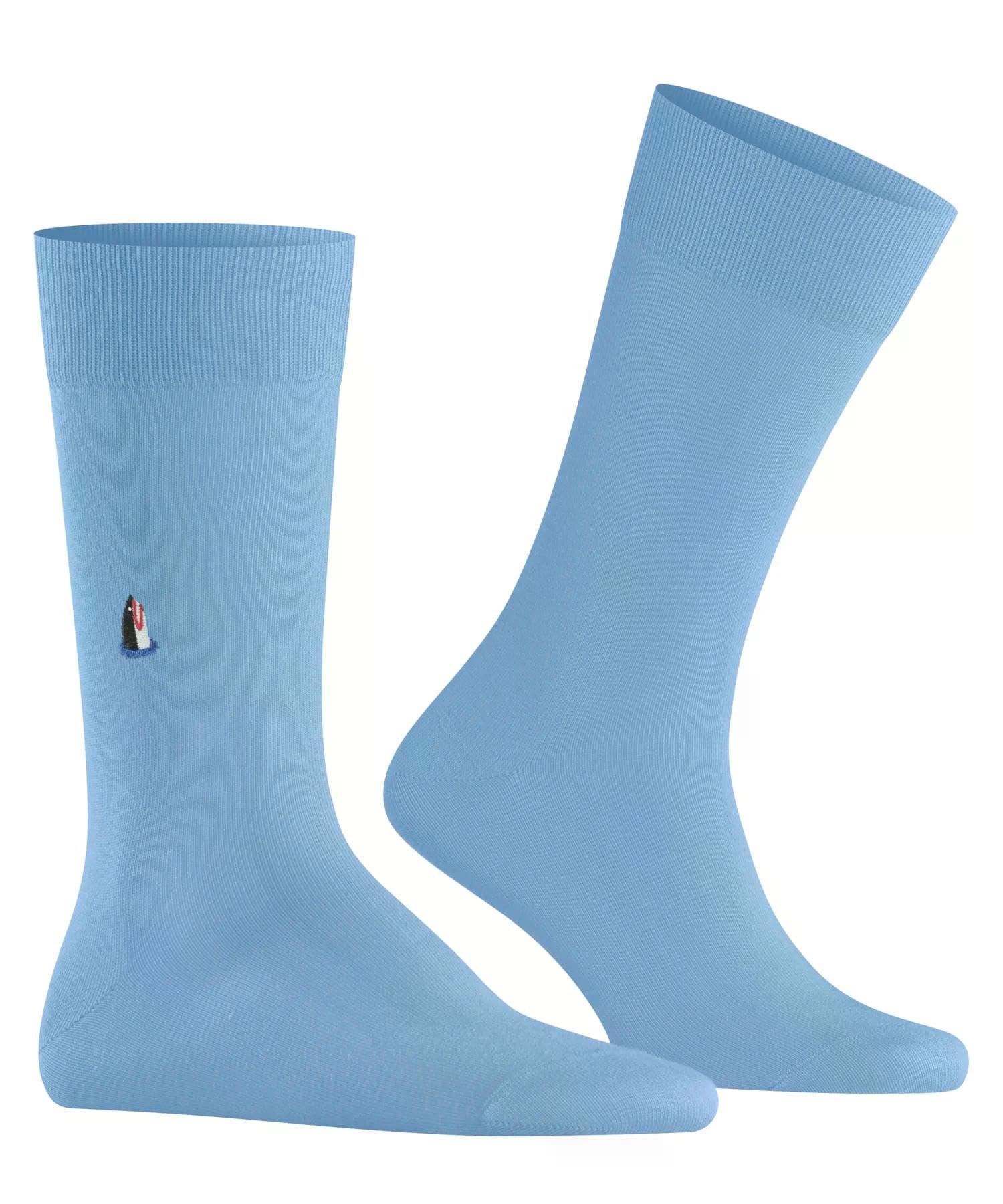 burlington-brit-style-chaussettes-homme-bleu-light-blue-6541-40-46 image 1