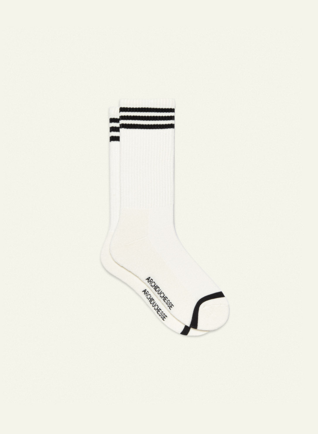 archiduchesse-bouclette-ray-e-noire-chaussettes-sport-coton image 2