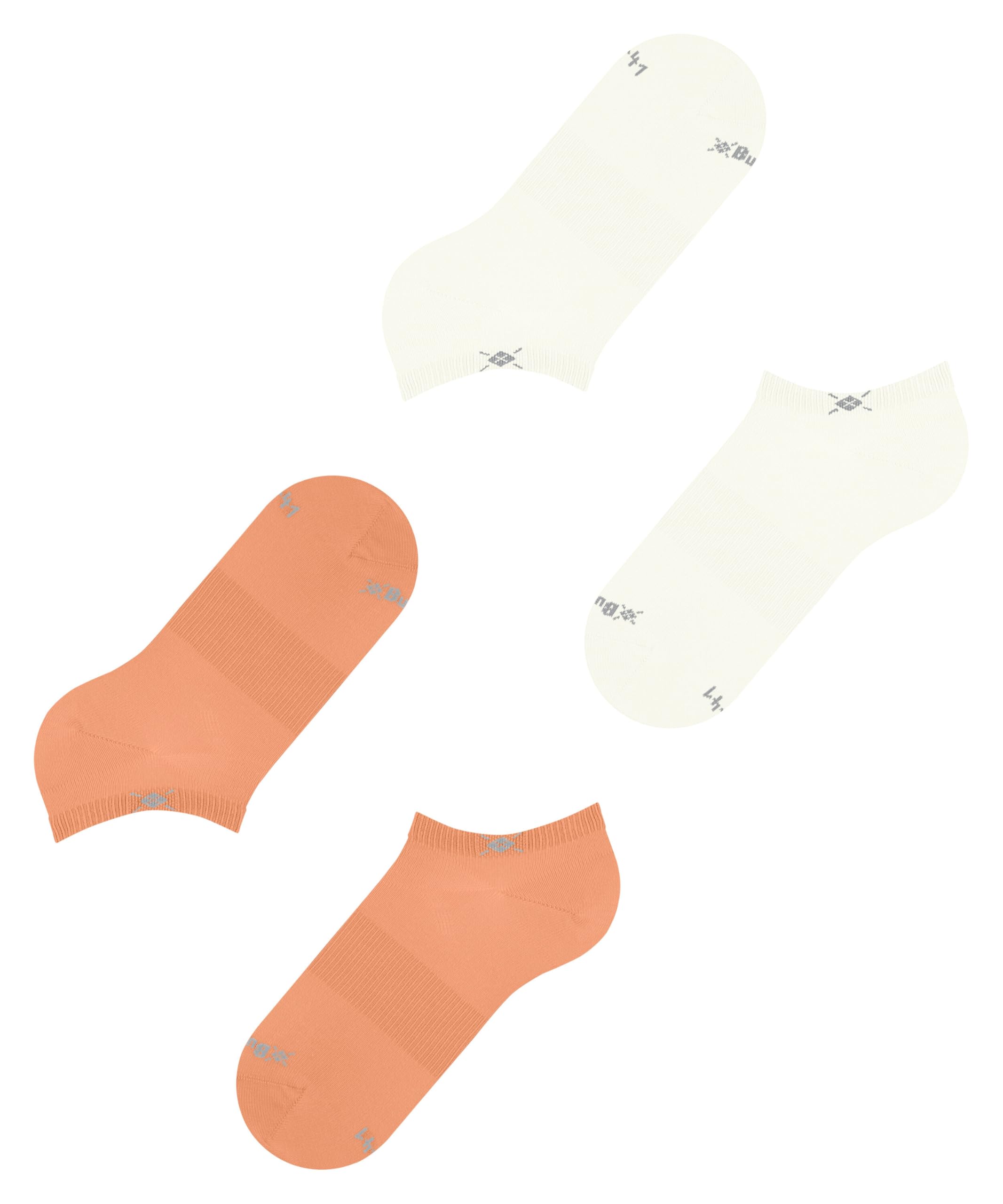 burlington-everyday-sneaker-multipack-chaussettes-basses-femme-orange-peach-8766 image 4