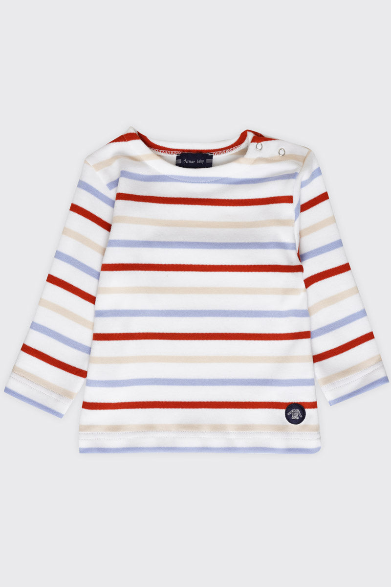 armor-lux-marini-re-b-b-tricolore-coton-pais-interlock-3 image 1