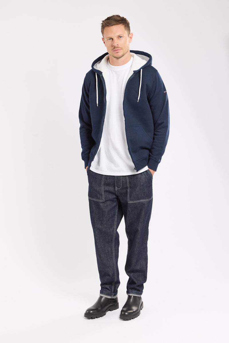 armor-lux-sweat-capuche-zipp-homme-coton image 4