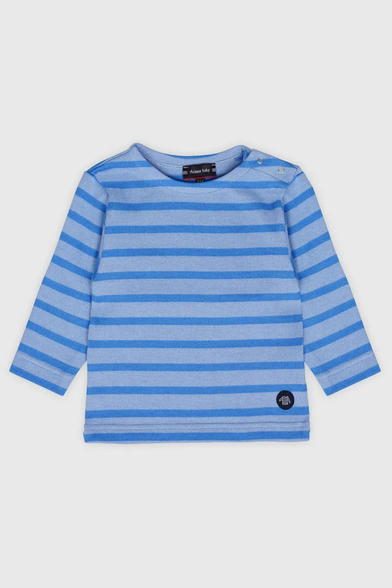 armor-lux-marini-re-baby-coton-rustique-manches-longues image 1