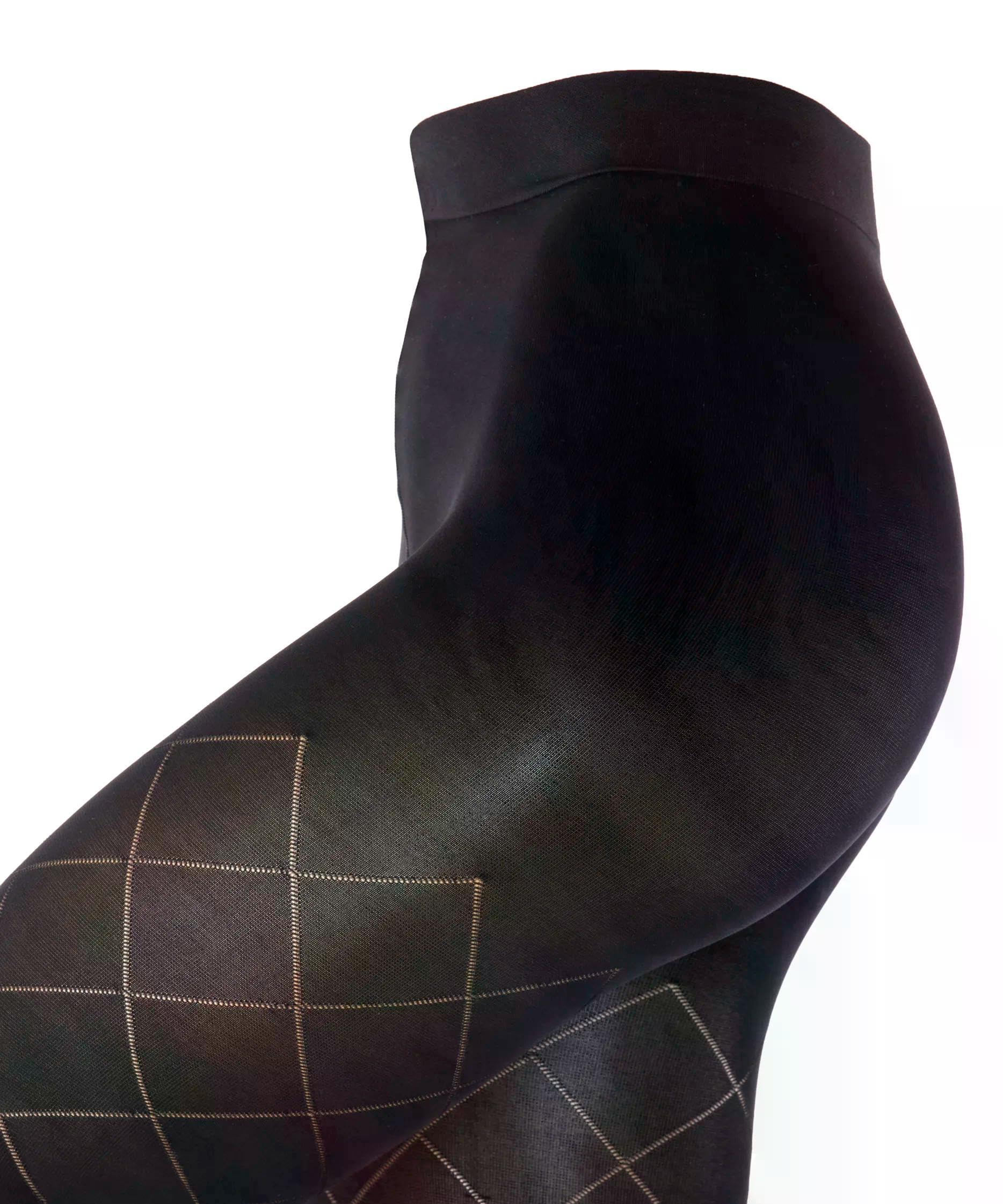 burlington-check-couture-collants-femme-opaque-argyle-noir-40-42 image 4