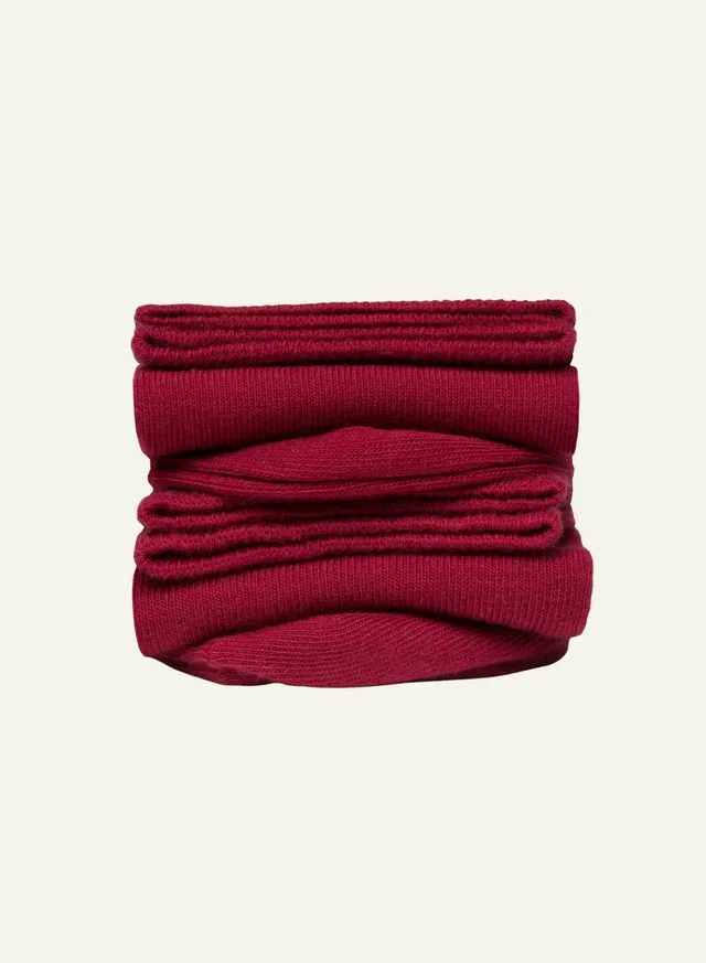 archiduchesse-scarlett-o-lala-chaussettes-courtes-coton-rouge image 1