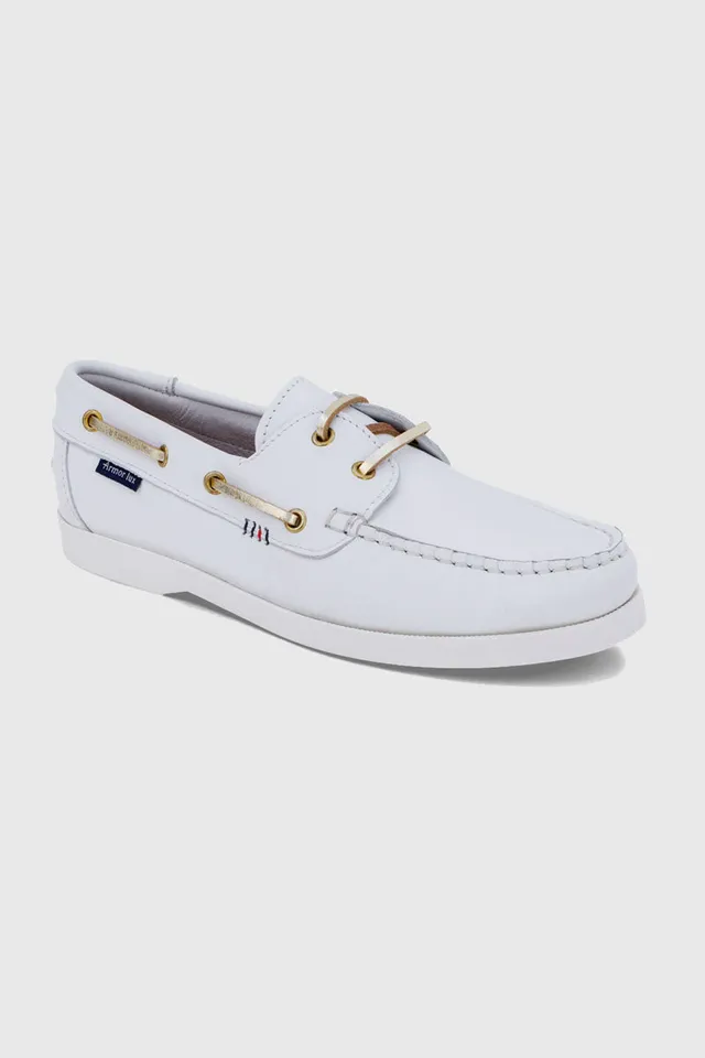 armor-lux-frehel-chaussures-bateau-cuir-dor-e image 1