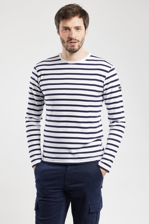armor-lux-marini-re-homme-crozon-coton-manches-longues image 2