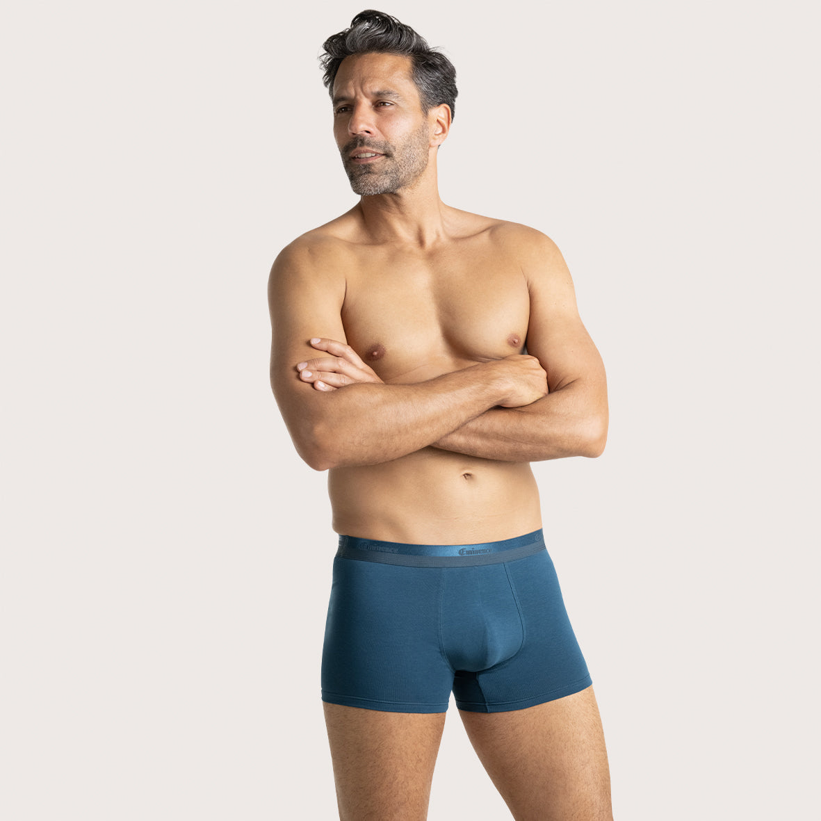 lot-de-3-boxers-homme-eminence-studio-unis-ceinture-brillante image 2