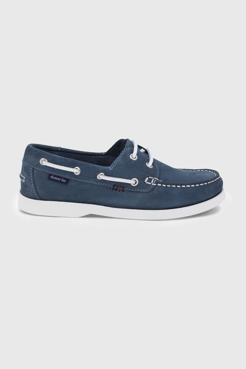 armor-lux-chaussures-bateau-fr-hel-dor-e-cuir-bleu image 3