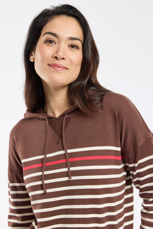 armor-lux-sweat-capuche-ray-coton-rustique image 3