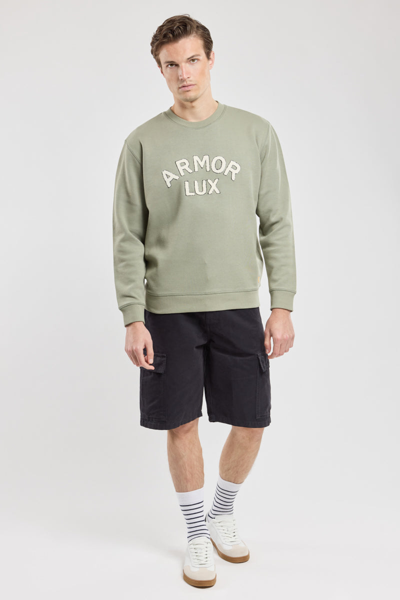sweat-armor-lux-coton-pais-broderie-bouclette-mixte image 2