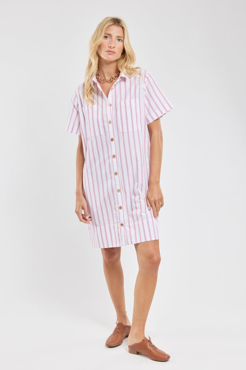 armor-lux-h-ritage-robe-chemise-ray-e-femme-coton-et-lin-2 image 1