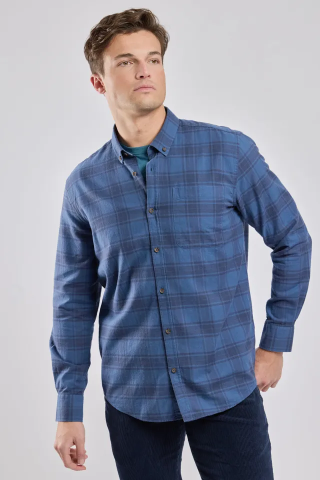 chemise-flanelle-carreaux-armor-lux-homme-coupe-confort image 1