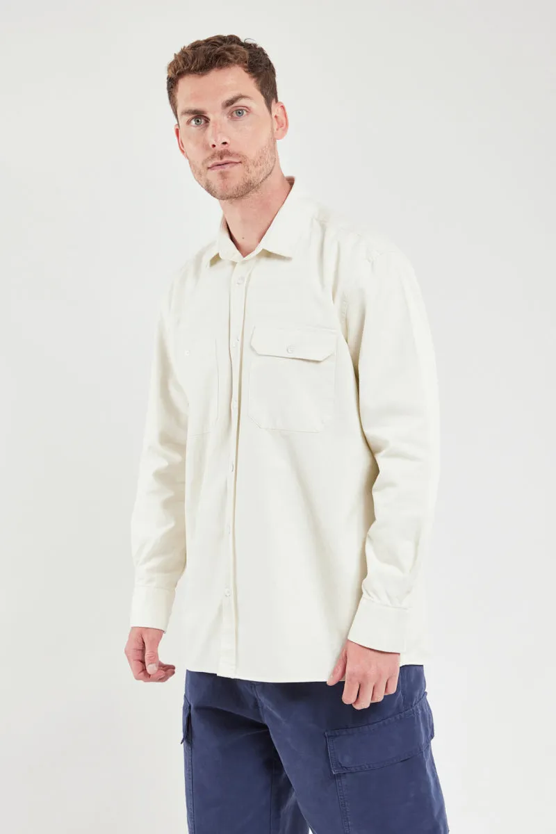 armor-lux-surchemise-homme-unie-coton-coupe-confort image 1