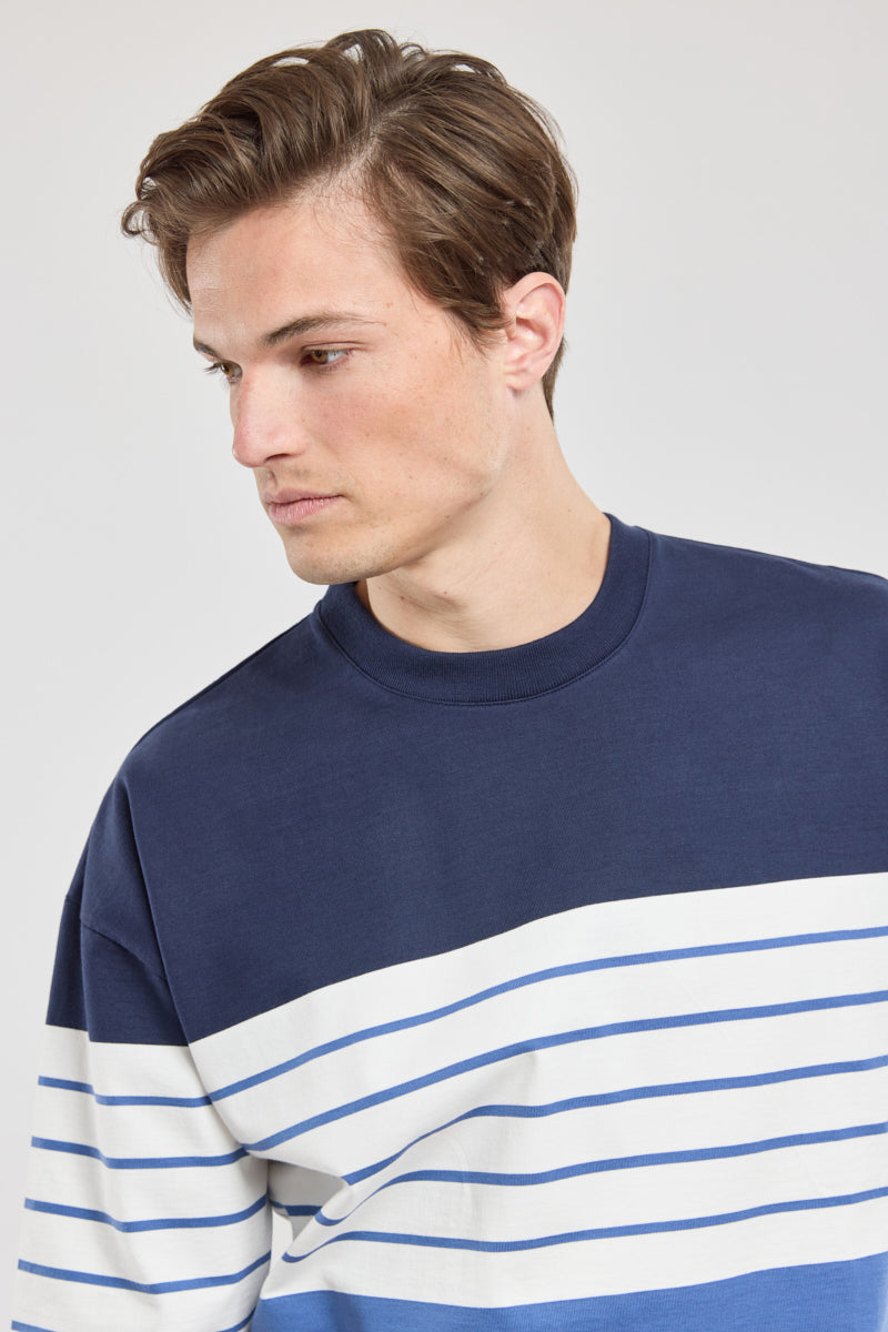 armor-lux-t-shirt-ray-coupe-large-homme-coton image 4