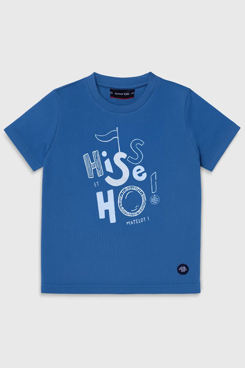 armor-lux-amb-t-shirt-kids-hisse-et-ho-coton-manches-courtes image 1
