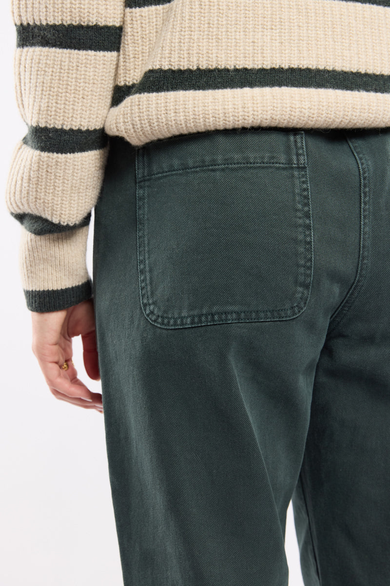 armor-lux-jean-taille-lastique-femme-coton-vert image 5