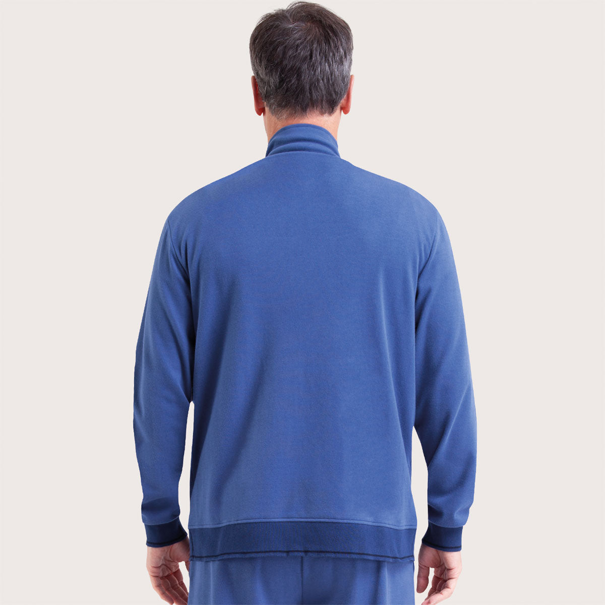 eminence-veste-zipp-e-homme-interlock-100-coton image 2